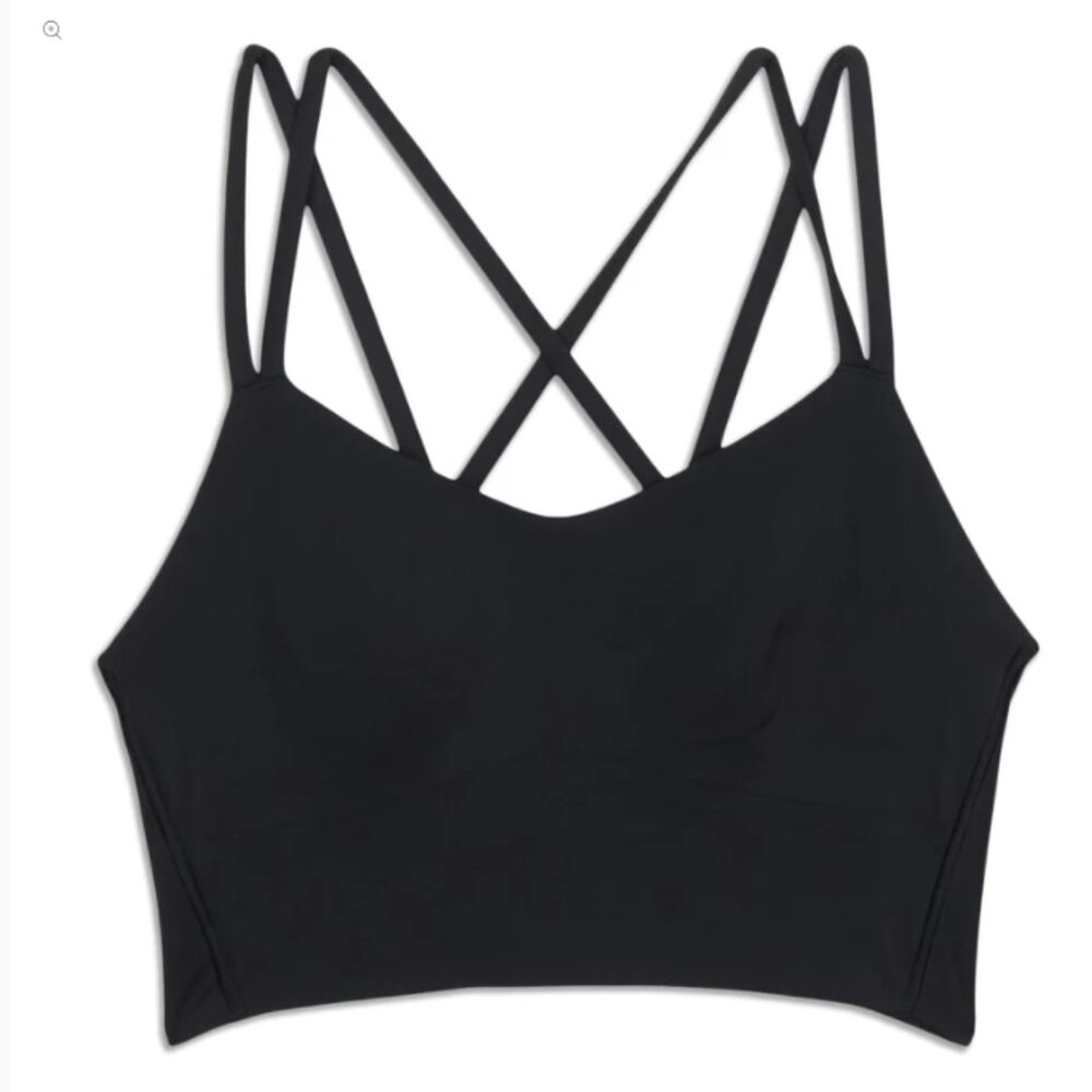 Like A Cloud Longline Bra - Black (Size 6)